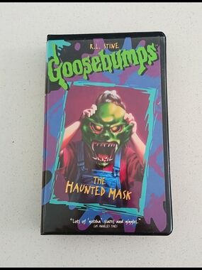 VTG 1995 Goosebumps R.L. Stine Fox Video The Haunted Mask VHS